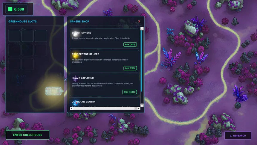 Скриншот 3 к игре ExoFlora: First Seeds