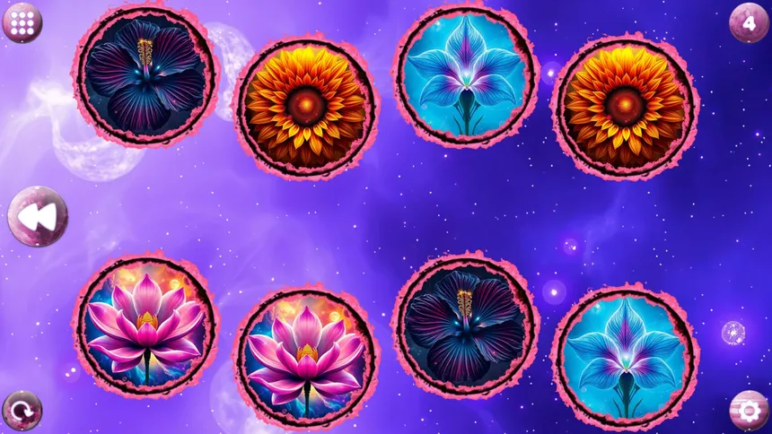 Скриншот 3 к игре Space Memory: Flowers