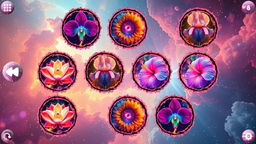 Скриншот 4 к игре Space Memory: Flowers
