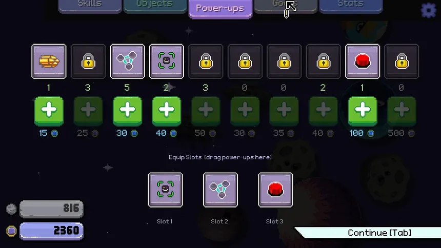 Скриншот 2 к игре Galaxy Grinder Incremental