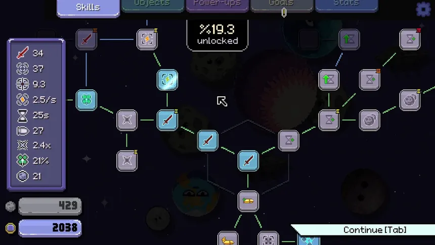 Скриншот 3 к игре Galaxy Grinder Incremental