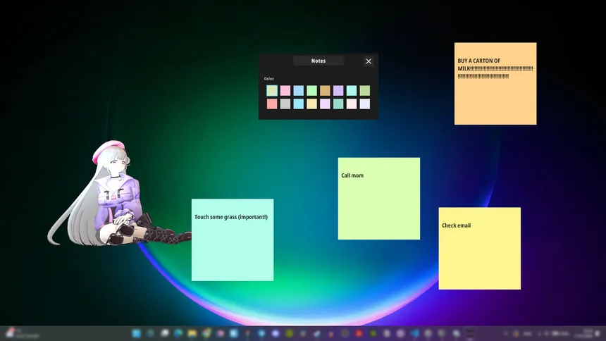 Скриншот 6 к игре Desktop Waifu Defender