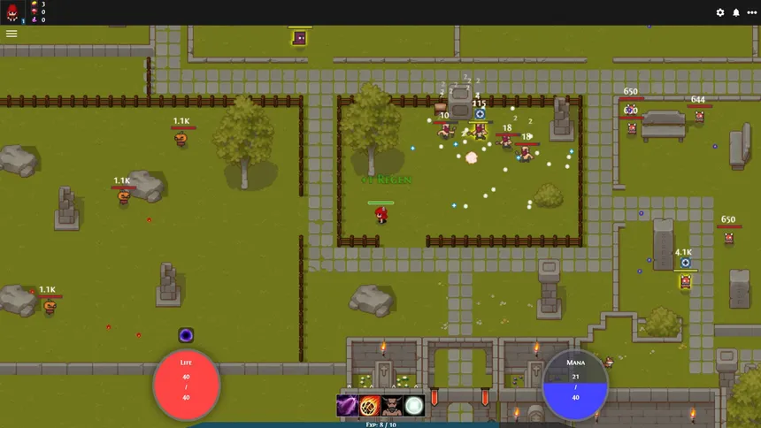 Скриншот 1 к игре Pixel Valkyrie