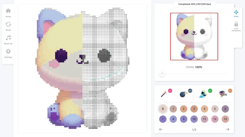 Скриншот 4 к игре Pixel Art Coloring Book 2 - Full Version