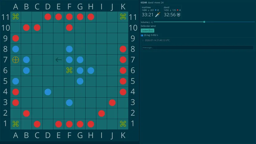 Скриншот 5 к игре Hnefatafl Org