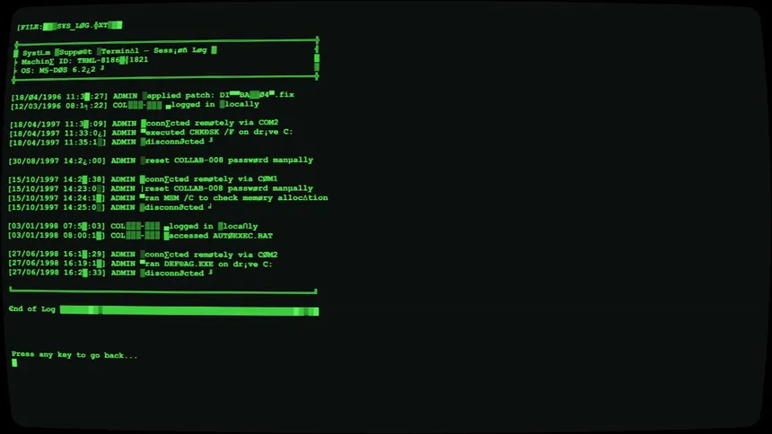 Скриншот 1 к игре ⟨Unknown_Terminal⟩