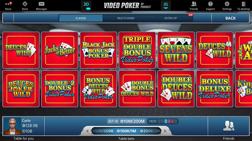 Скриншот 5 к игре Видеопокер от Pokerist