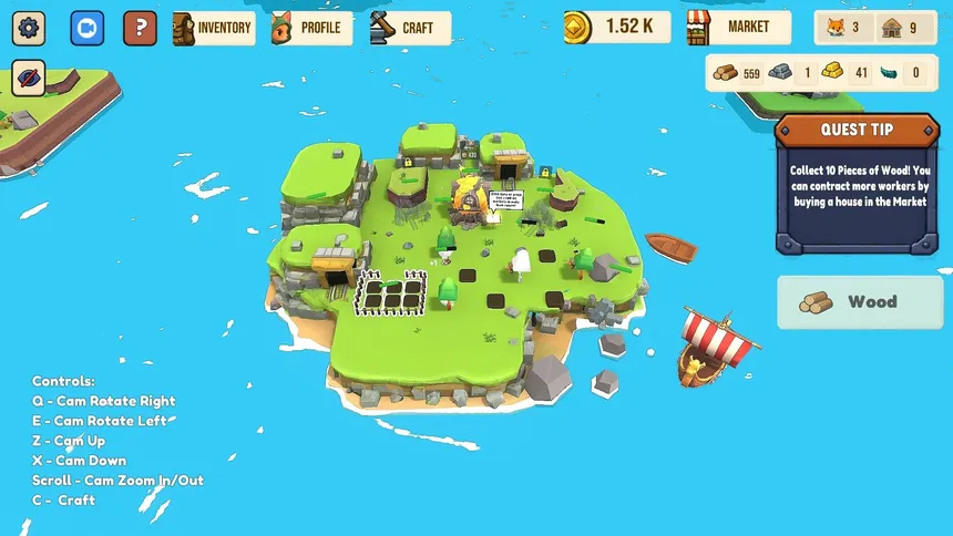 Скриншот 1 к игре Island Idle RPG: Build and Conquer