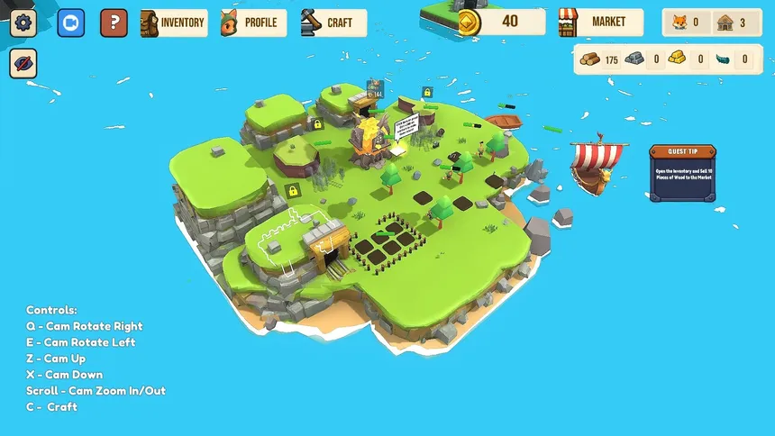 Скриншот 4 к игре Island Idle RPG: Build and Conquer