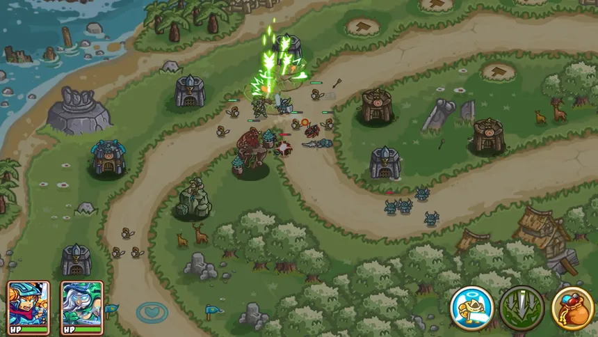 Скриншот 2 к игре Mini Warrior Defense