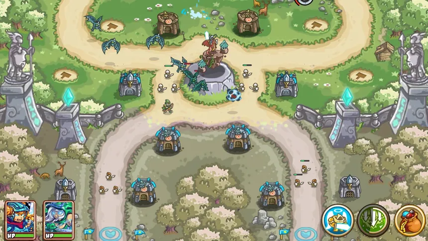 Скриншот 3 к игре Mini Warrior Defense