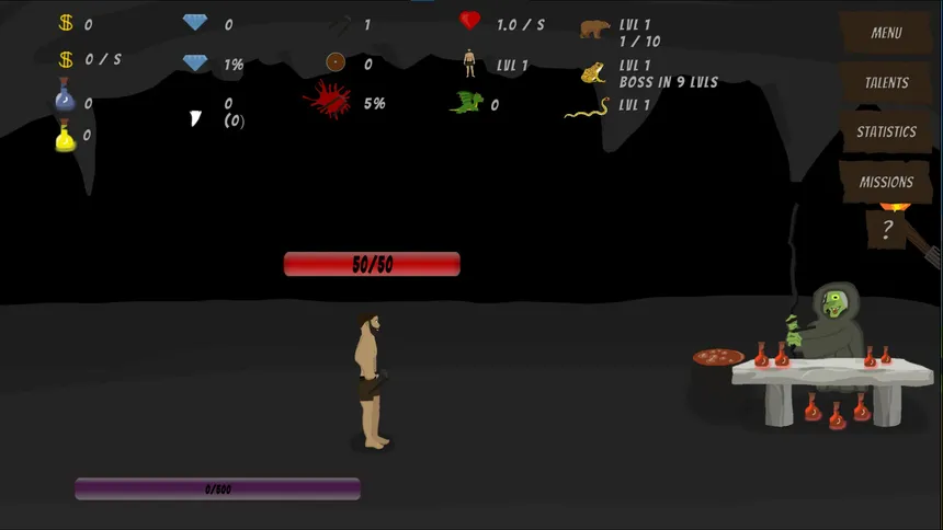 Скриншот 1 к игре Cavedude