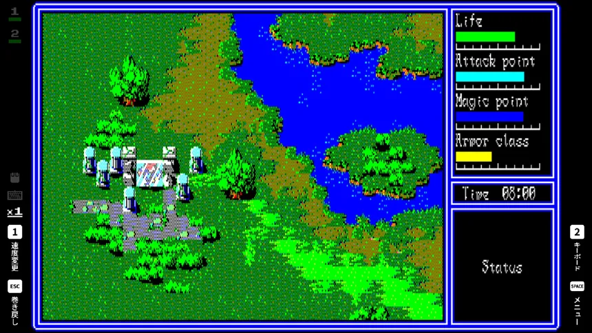 Скриншот 8 к игре EGGCONSOLE HYDLIDE3 PC-8801mkIISR