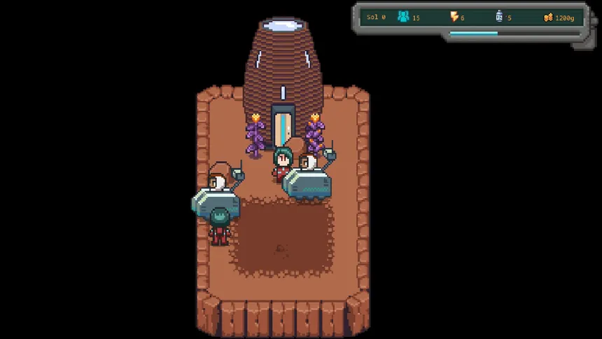 Скриншот 1 к игре Mars Base Alley