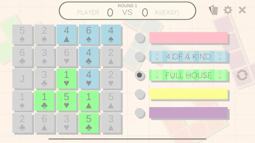 Скриншот 1 к игре POKER TETRIX