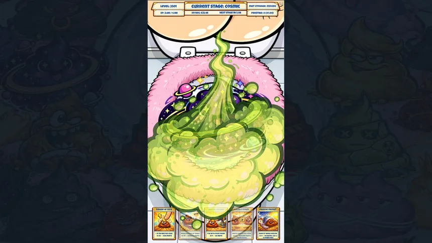 Скриншот 2 к игре SUPER IDLE POOP CLICKER