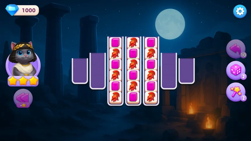 Скриншот 2 к игре Sort Pawzzle 2: By the Purrthenon