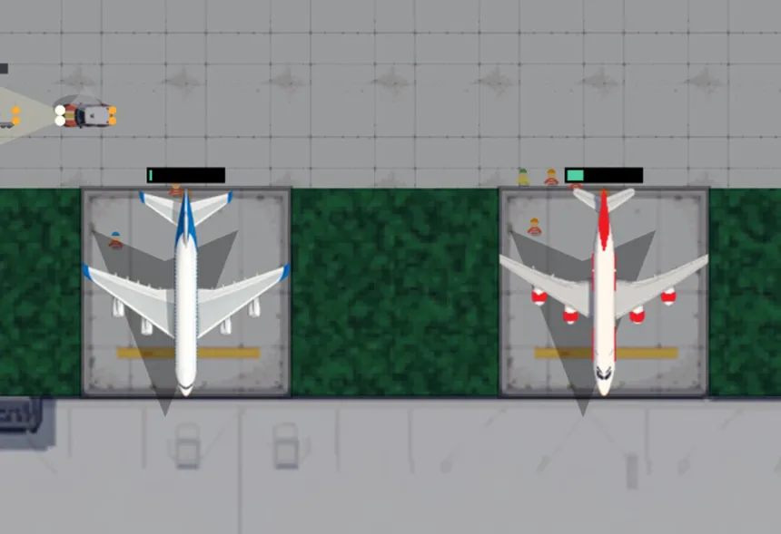 Скриншот 1 к игре Pixel Airport Tycoon
