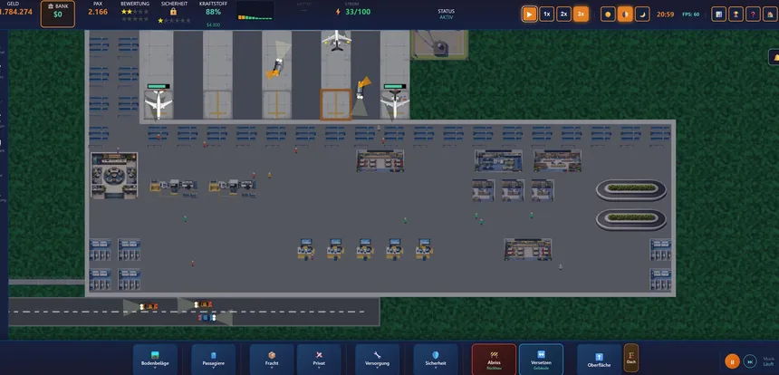 Скриншот 3 к игре Pixel Airport Tycoon