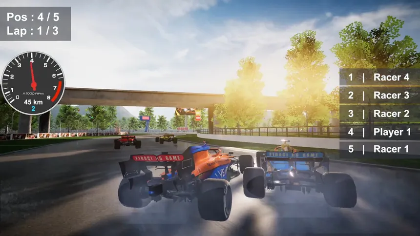 Скриншот 1 к игре F1 Simulator