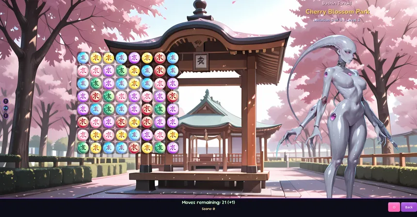 Скриншот 5 к игре Waifu Match!