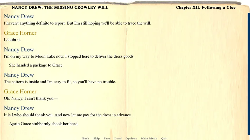Скриншот 5 к игре Nancy Drew: The Missing Crowley Will
