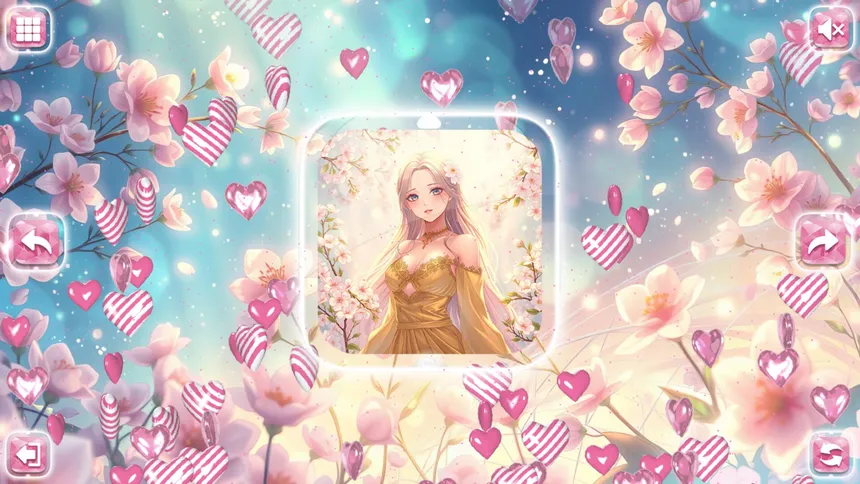 Скриншот 2 к игре Lovely Anime Puzzle: Spring