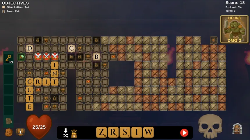 Скриншот 6 к игре Wordforge: Silent Letters