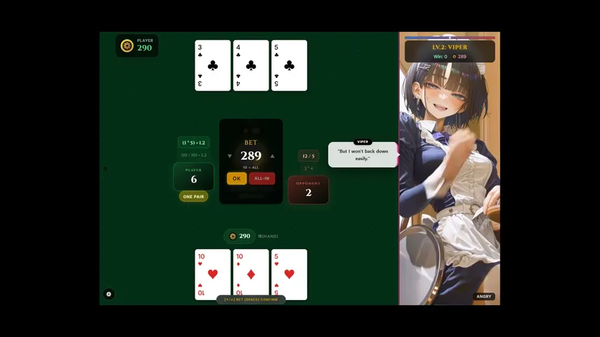 Скриншот 6 к игре Fated All-In: Casino 5 Queens