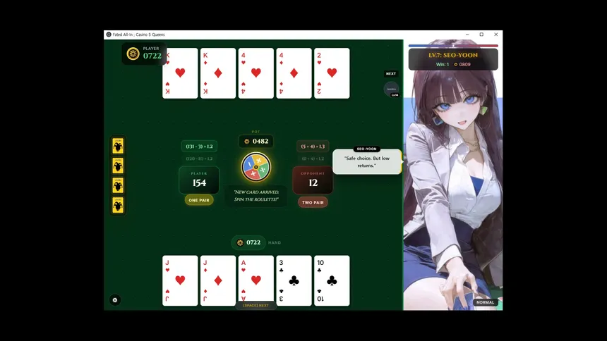Скриншот 7 к игре Fated All-In: Casino 5 Queens