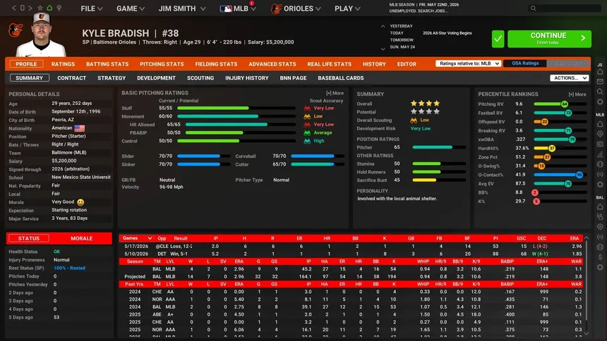 Скриншот 5 к игре Out of the Park Baseball 27