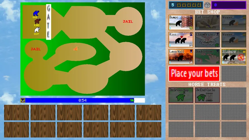 Скриншот 1 к игре Horse Race Tests: Life is Pain