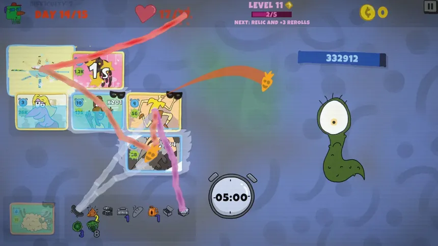 Скриншот 1 к игре Smerk: Wacky Autobattles