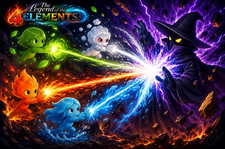 Скриншот 1 к игре The Legend of the 4 Elements