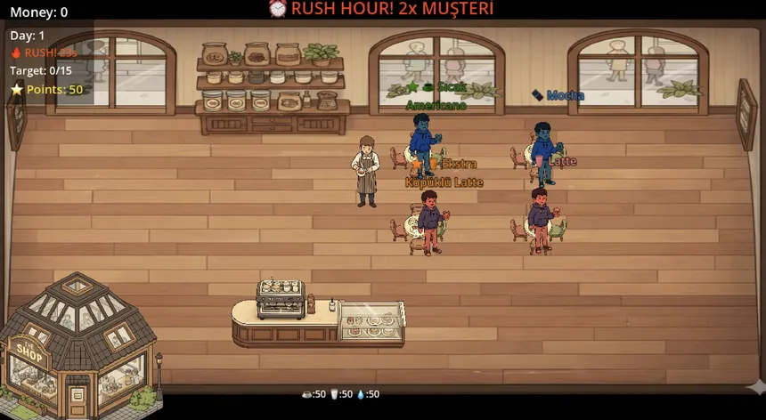 Скриншот 3 к игре Coffee Shop: Daily Shift