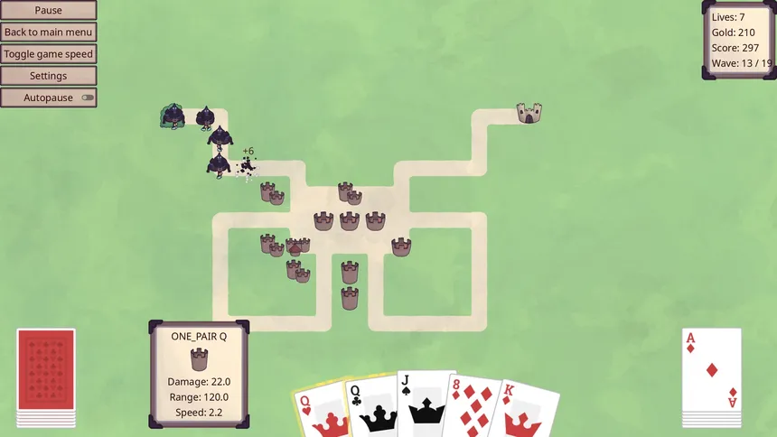 Скриншот 2 к игре Royal Flush Defense