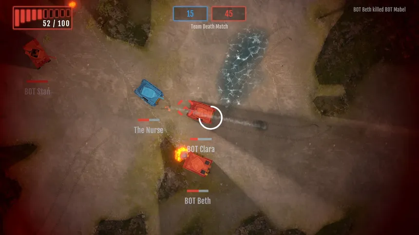 Скриншот 1 к игре TREAD: Arcade Tank Combat