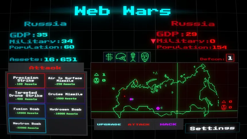 Скриншот 2 к игре Web Wars