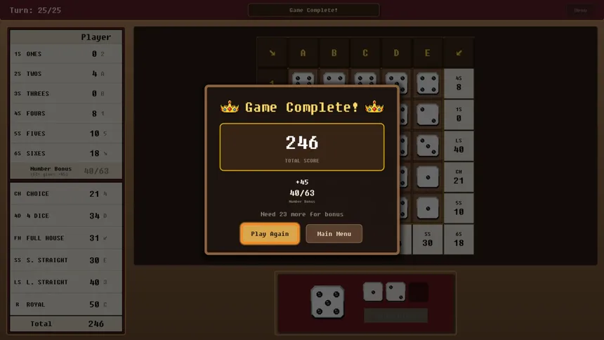 Скриншот 4 к игре Royal Dice Bingo