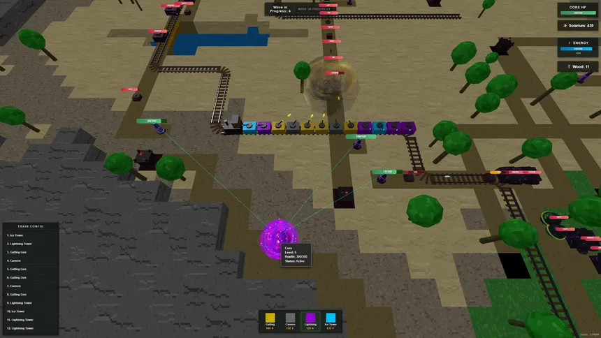 Скриншот 1 к игре Train Towers