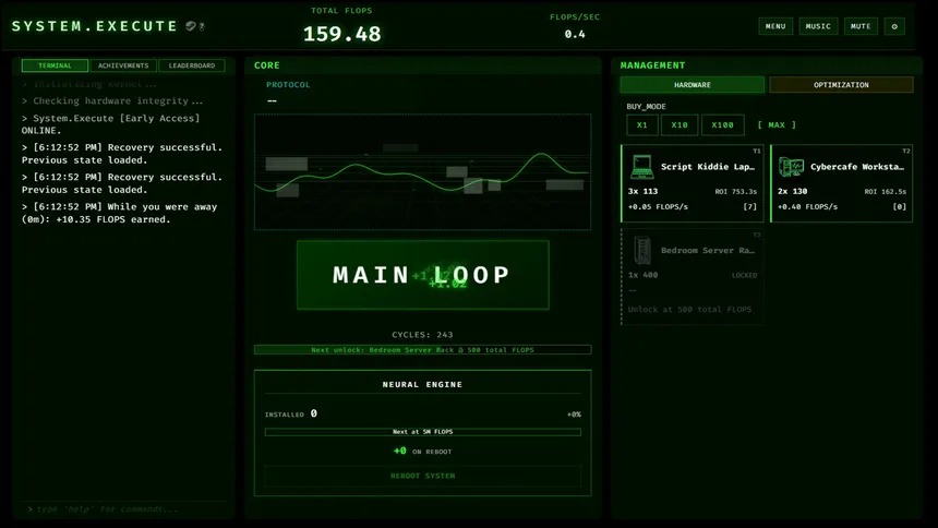 Скриншот 1 к игре System.Execute