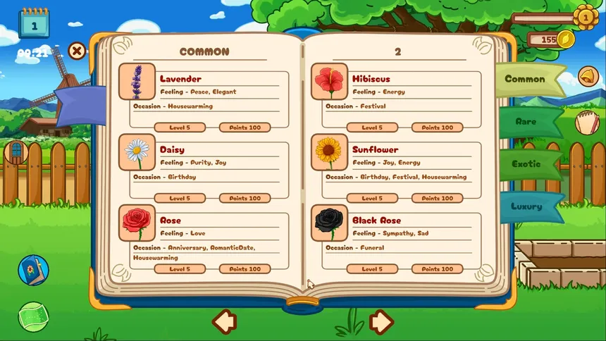 Скриншот 6 к игре Bloomvale: Bouquets & Scents