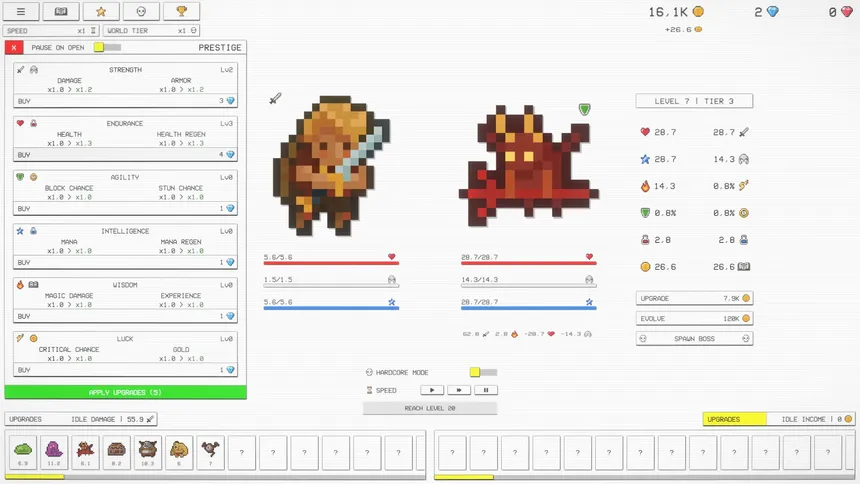 Скриншот 3 к игре Idle RPG