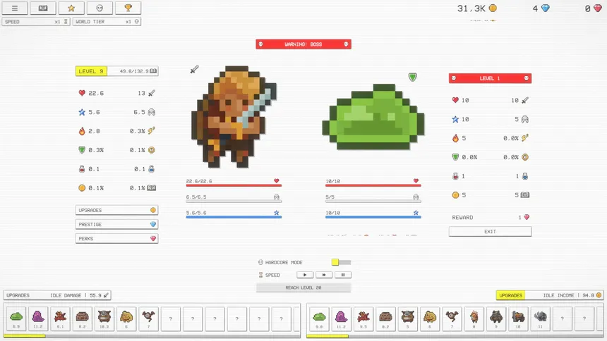 Скриншот 4 к игре Idle RPG