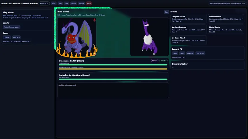 Скриншот 3 к игре Alien Soda Online