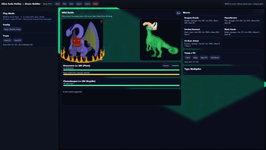 Скриншот 4 к игре Alien Soda Online