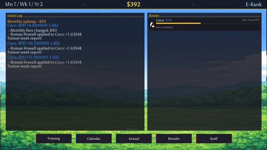 Скриншот 1 к игре Canine Derby Manager