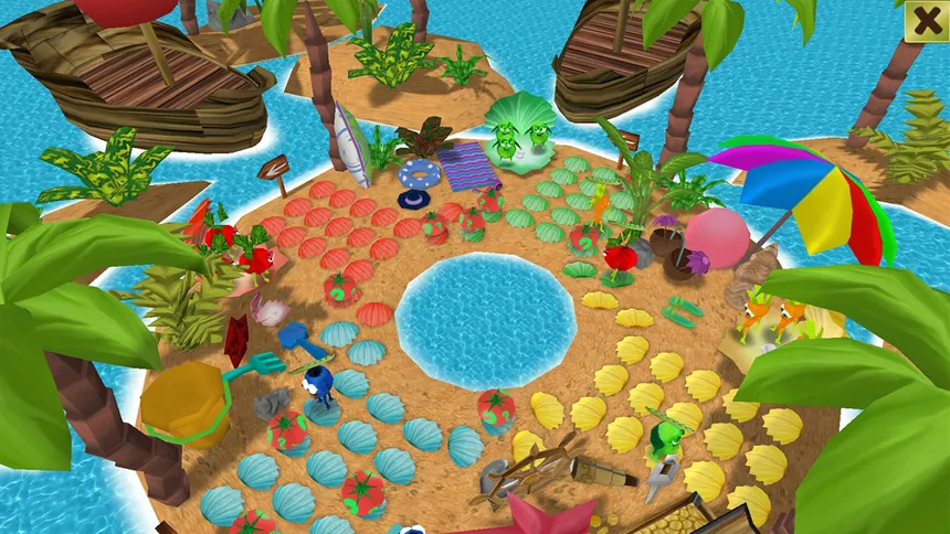 Скриншот 3 к игре Veggie Ludo Land