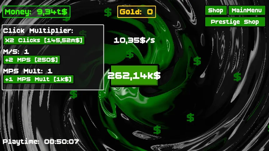 Скриншот 1 к игре MoneyClicker