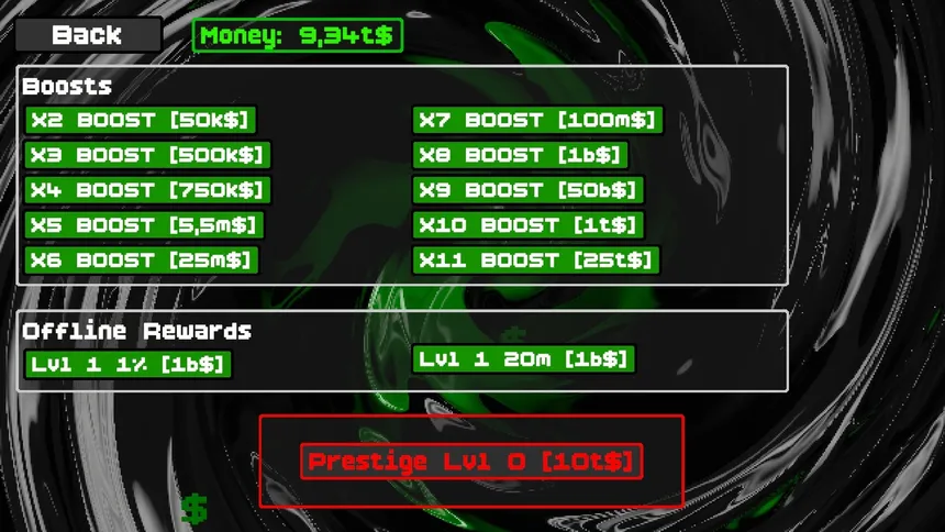 Скриншот 2 к игре MoneyClicker